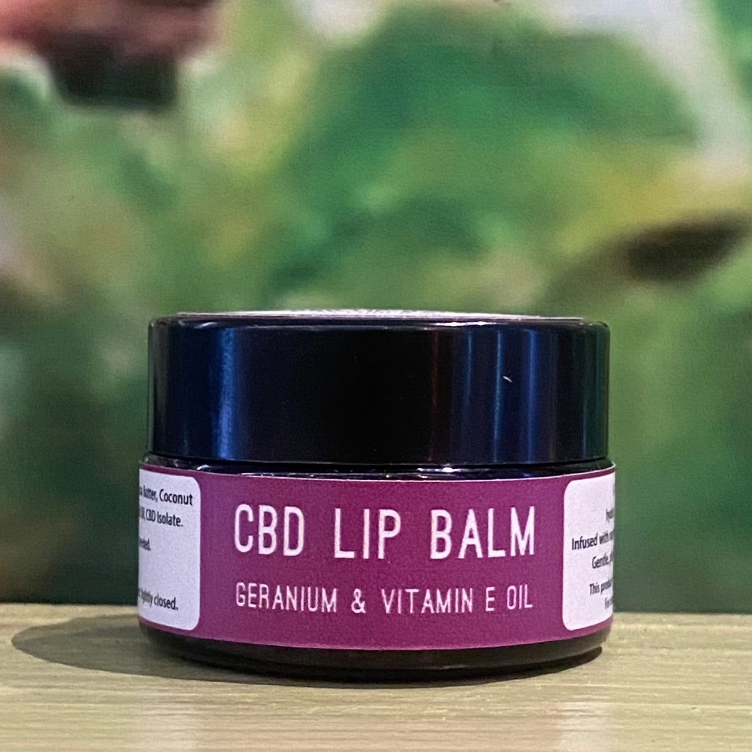 The CBD Pantry Lip Balm Geranium 20g