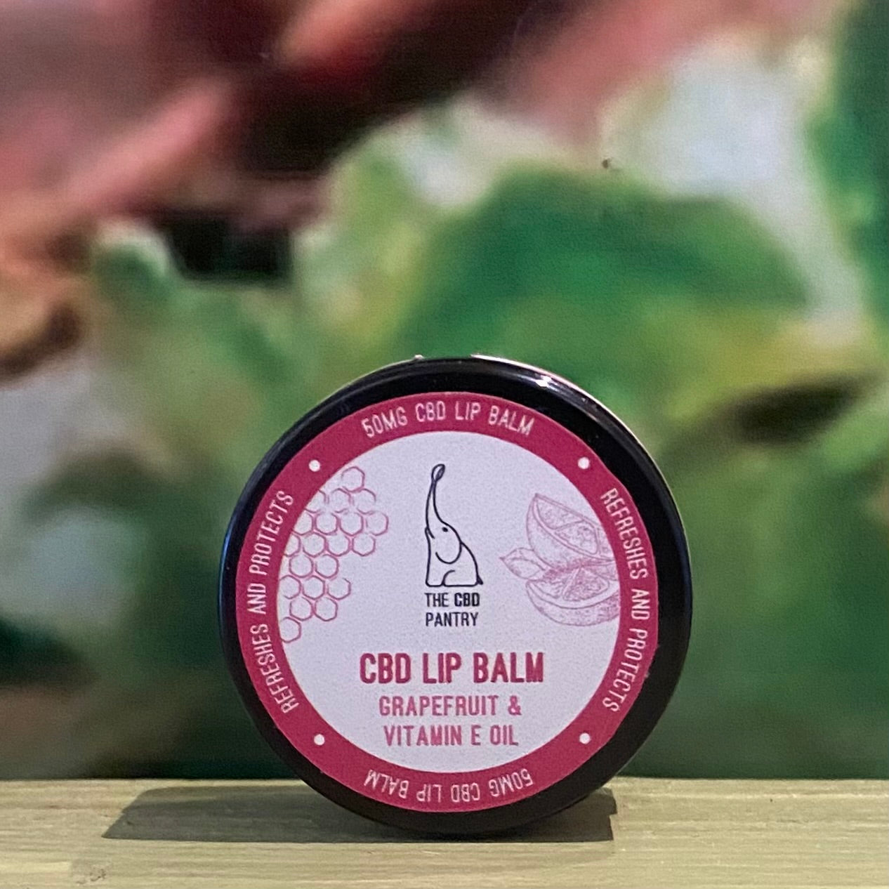 The CBD Pantry Grapefruit Lip Balm 20g