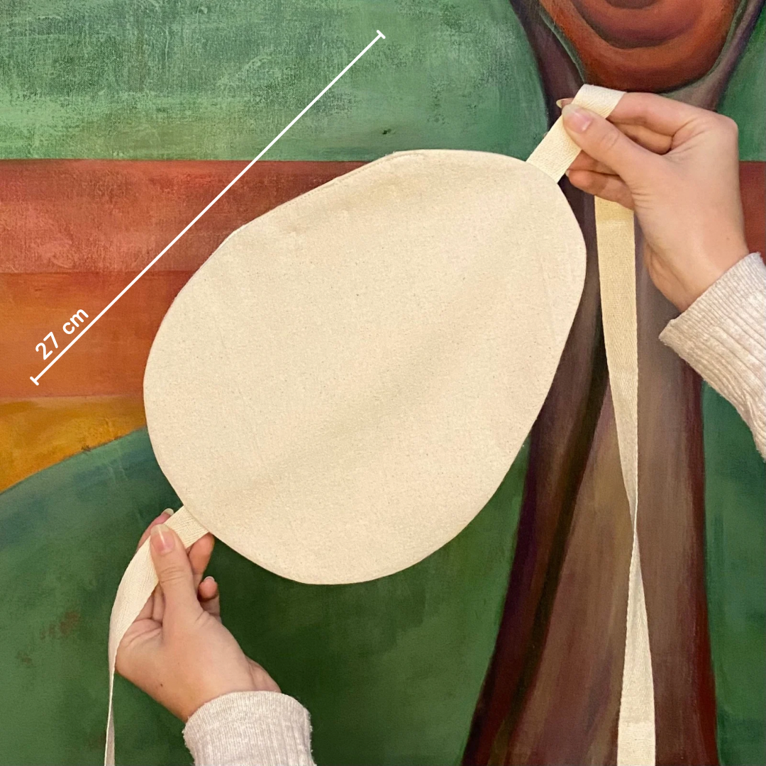 Castor Oil Pack – Large (27cm, Avocado-Shaped with Strings)