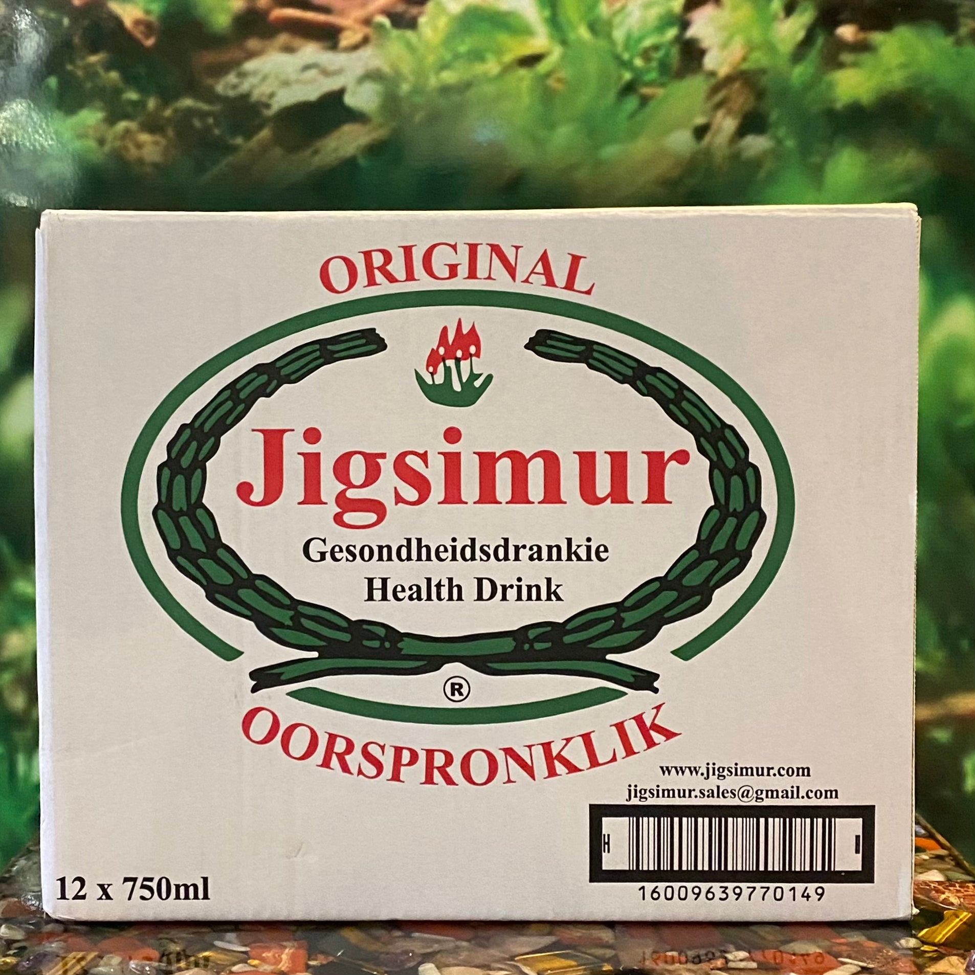 Jigsimur Box  750ml x 12 glass bottles