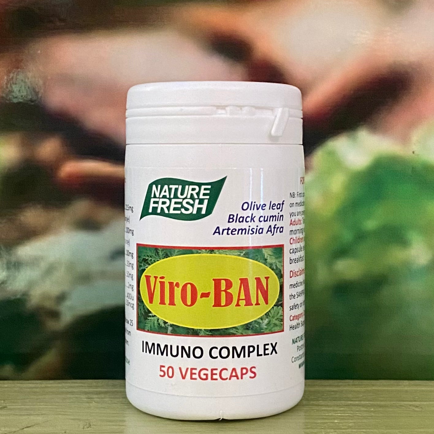 Nature Fresh Viro-Ban  50 capsules (Artemisia Afra)