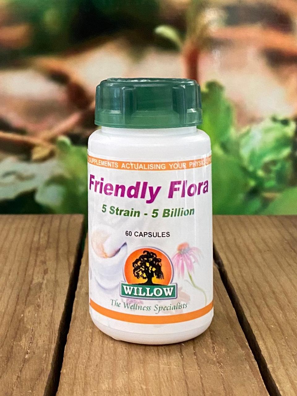 Willow Friendly Flora - 12 strain 5 billion  60 capsules