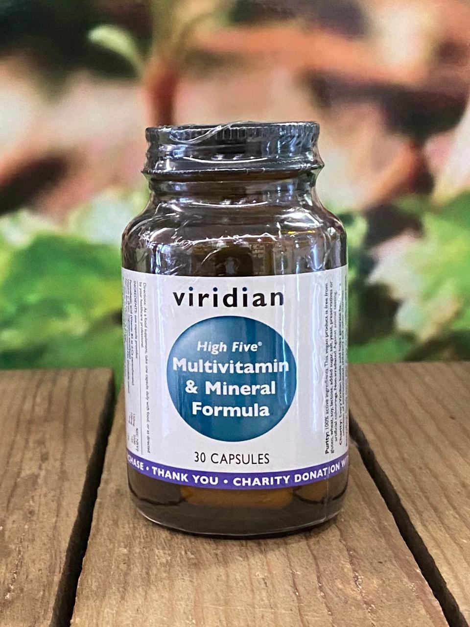 Viridian Multivitamin and Mineral Formula 30 capsules