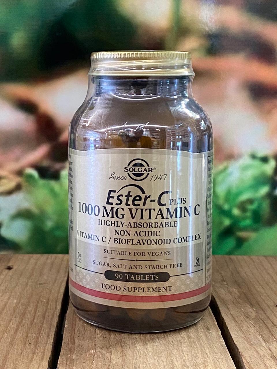 Solgar Ester-C 1000mg 90 Tablets