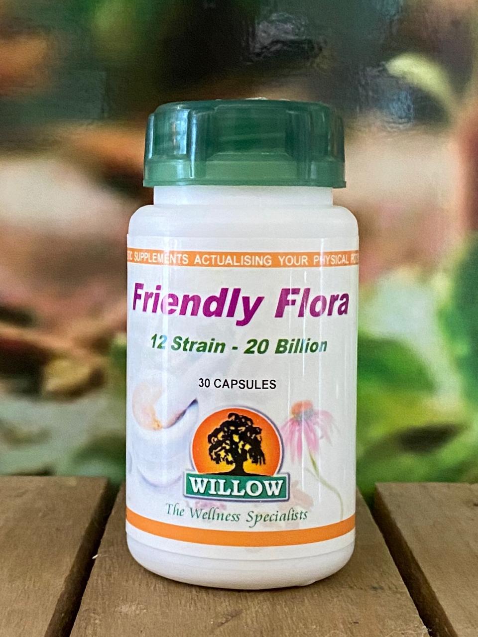 Willow Friendly Flora 12 strain - 20 billon 30 capsules