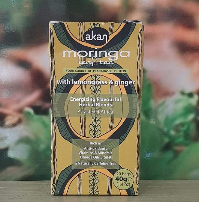 Akan Moringa with Lemongrass & Ginger Tea 20 bags