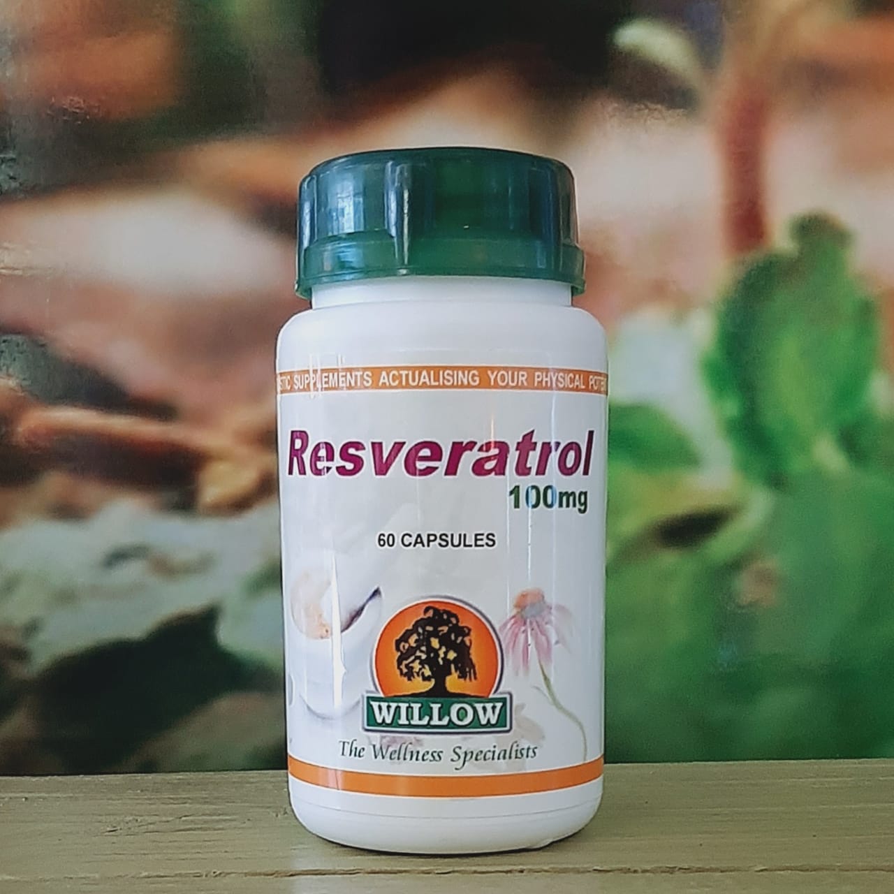 Willow Resveratrol 100mg 60 capsules