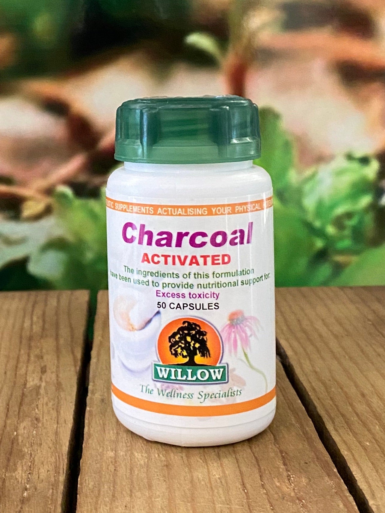 Willow Charcoal Activated 50 capsules