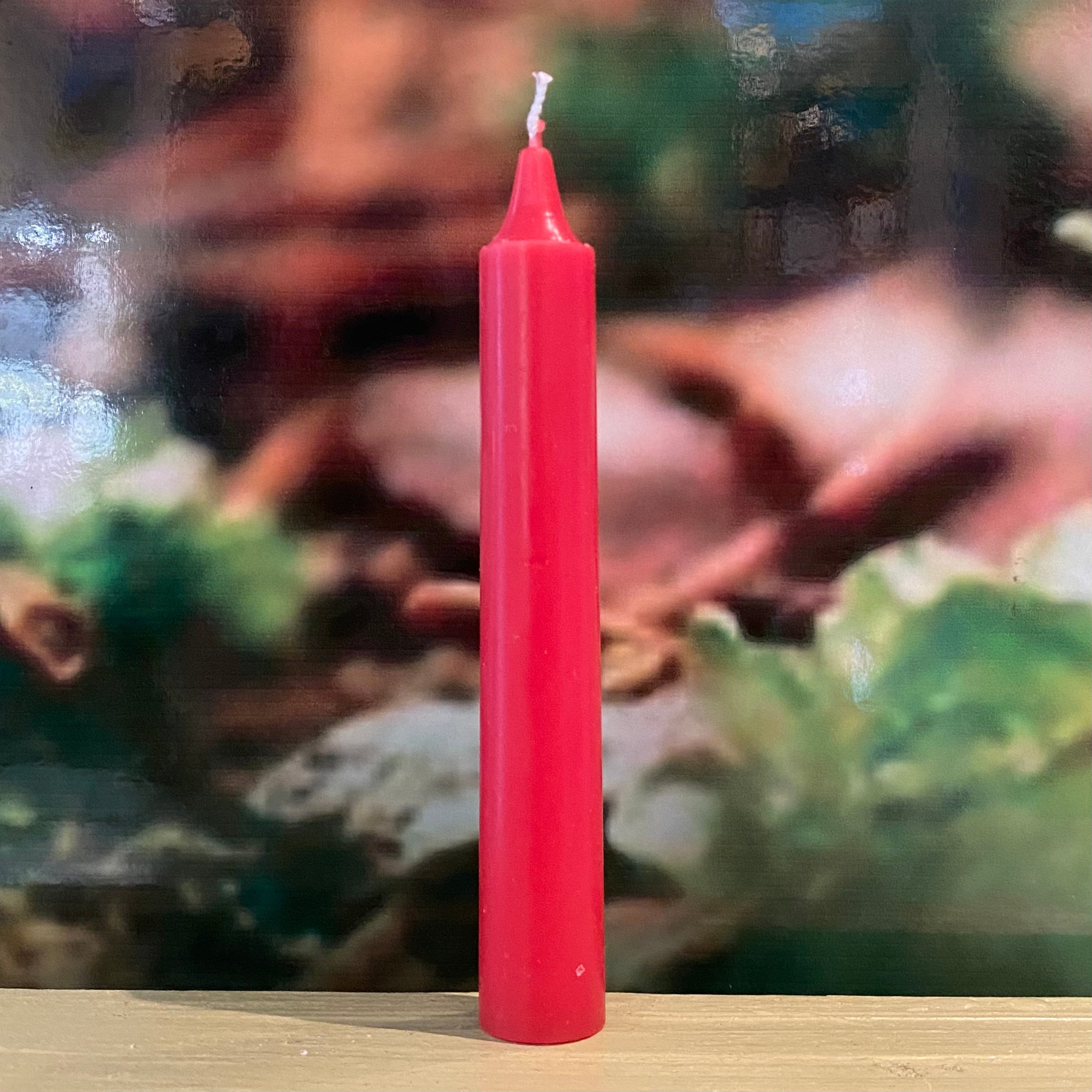 Candle Single Red Colour Small