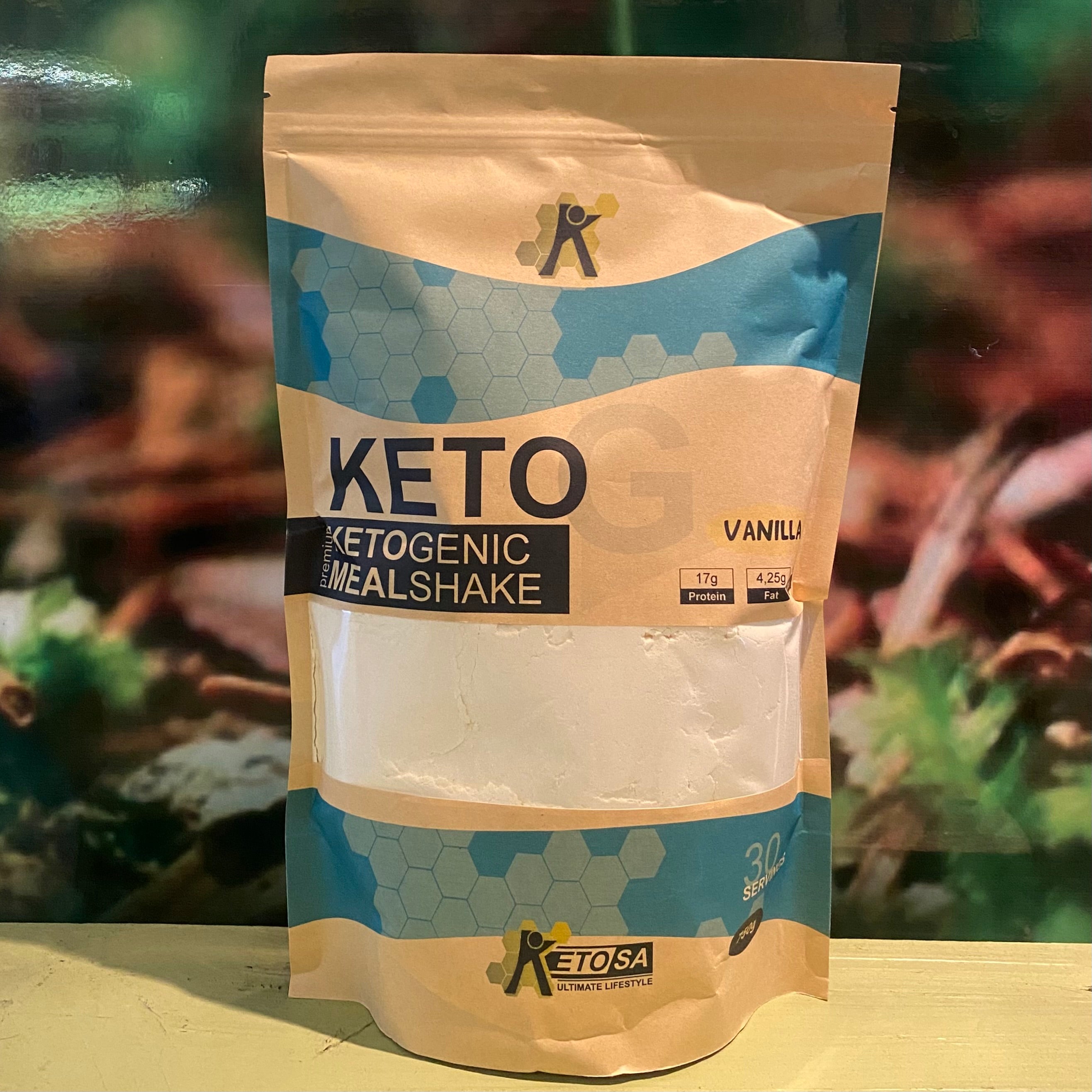 Keto-Sa Premium Ketogenic Meal Shake Vanilla 750g