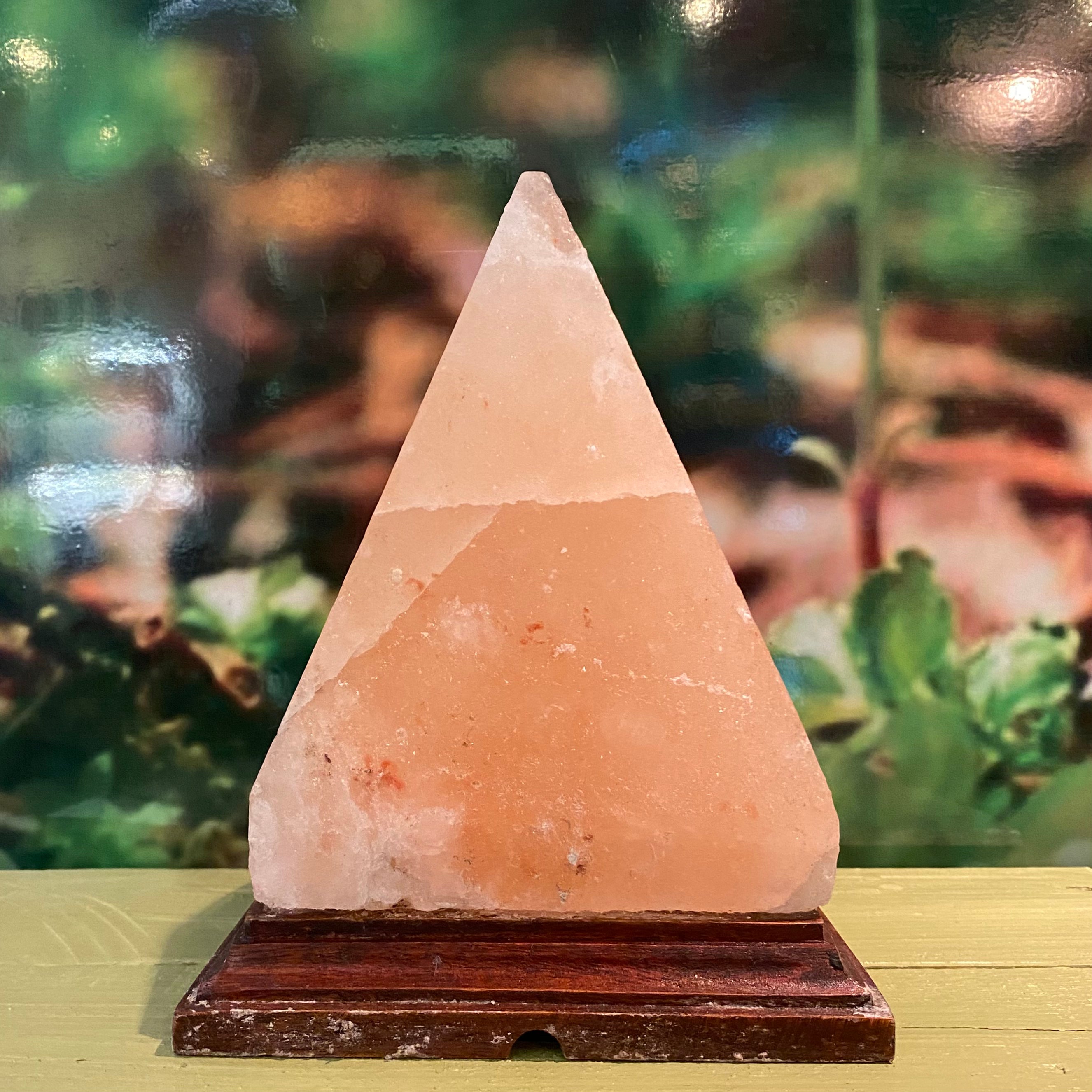 Himalayan Pyramid salt lamp