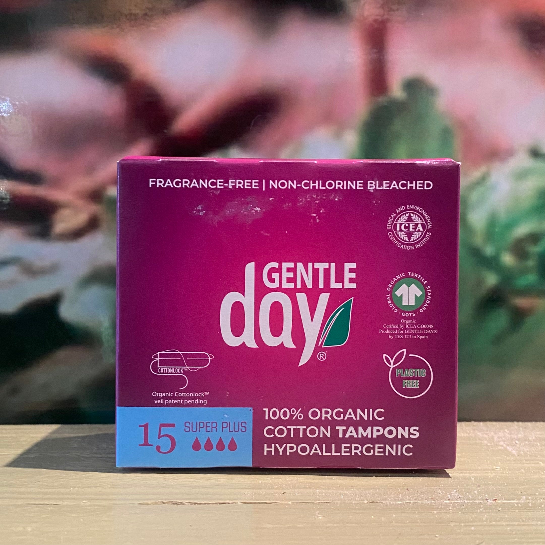 Gentle Day Organic Cotton Tampons SUPER PLUS