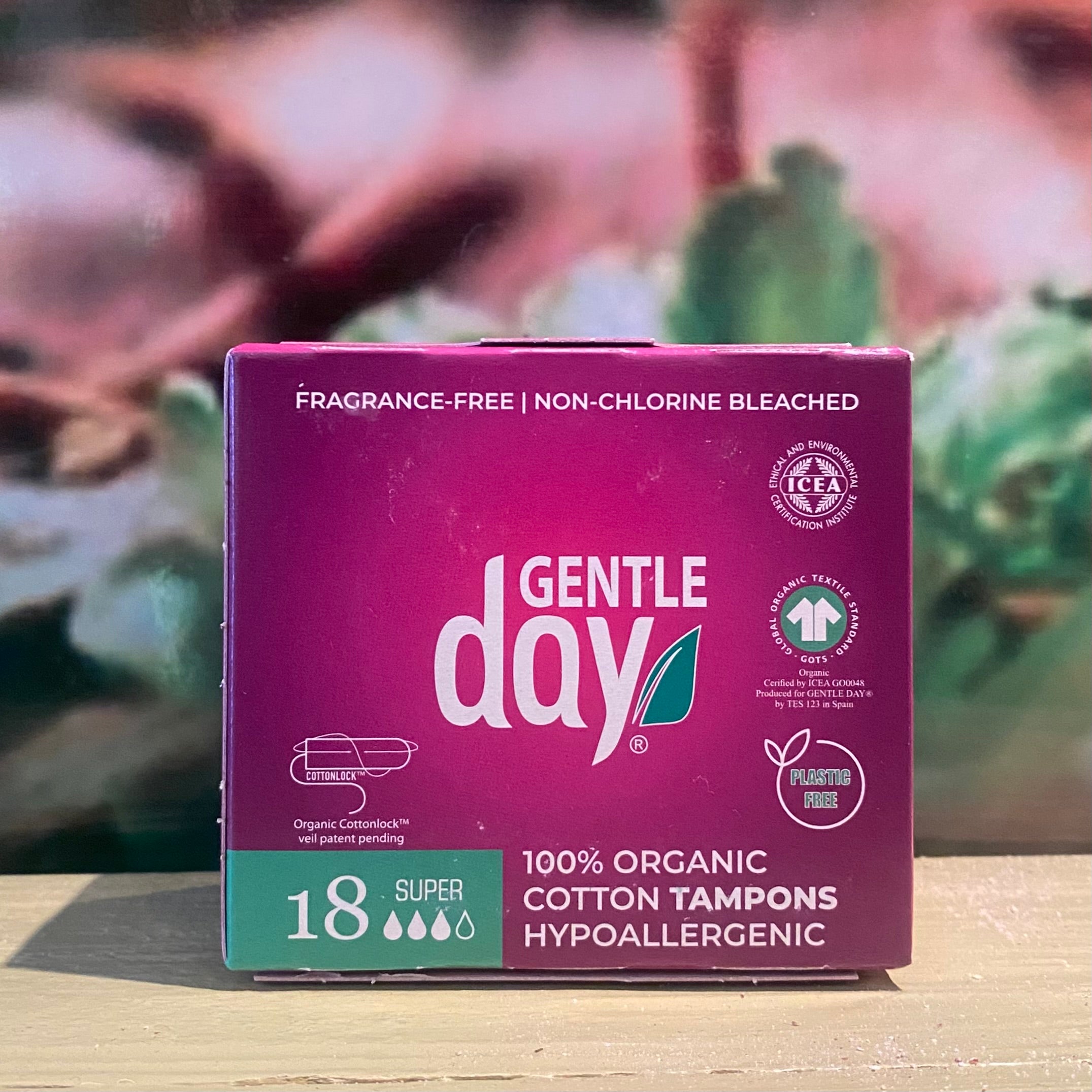 Gentle Day Organic Cotton Tampons SUPER