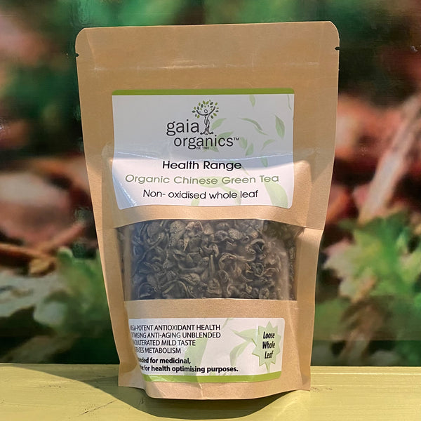 Gaia Organic Green Tea Whole Leaf 100g – Emagenes Health Shop