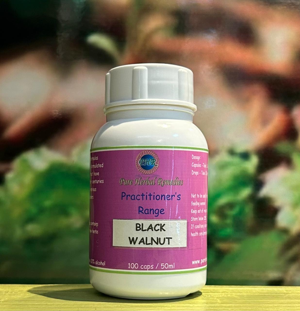 Pure Herbal Remedy Black Walnut 100 capsules