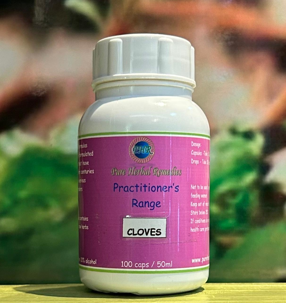 Pure Herbal Remedy Cloves  100 capsules