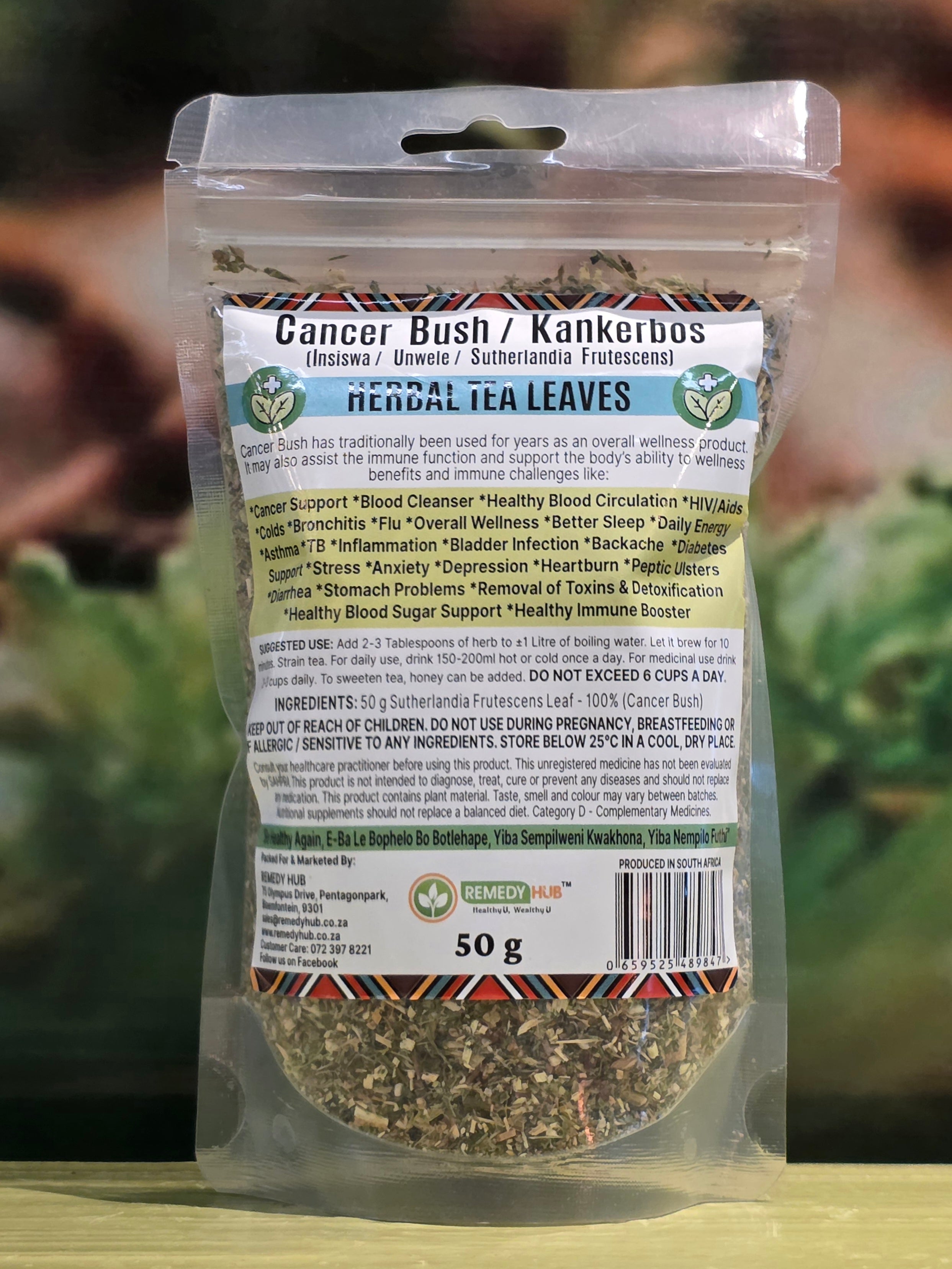 Remedy Hub Cancerbush Tea Leaves 50g