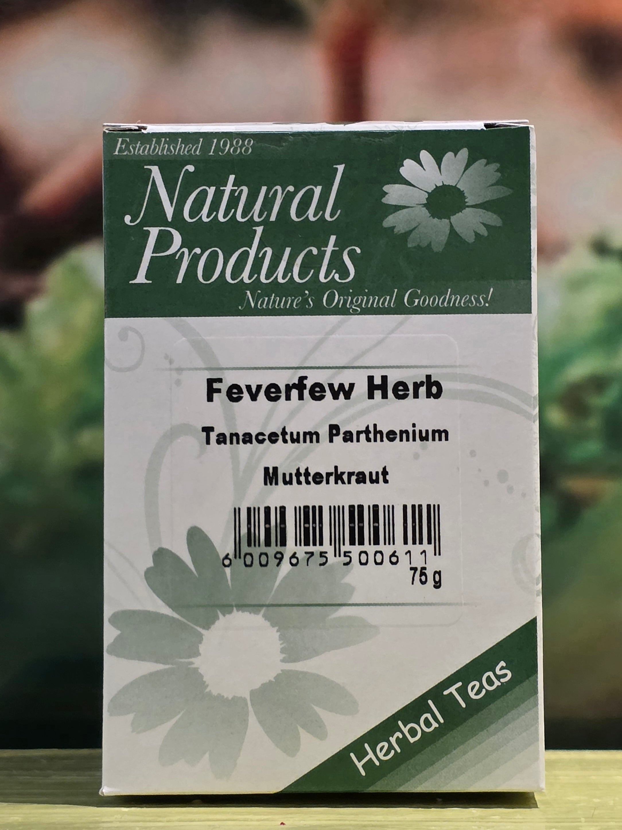 Natural Products Feverfew 75g