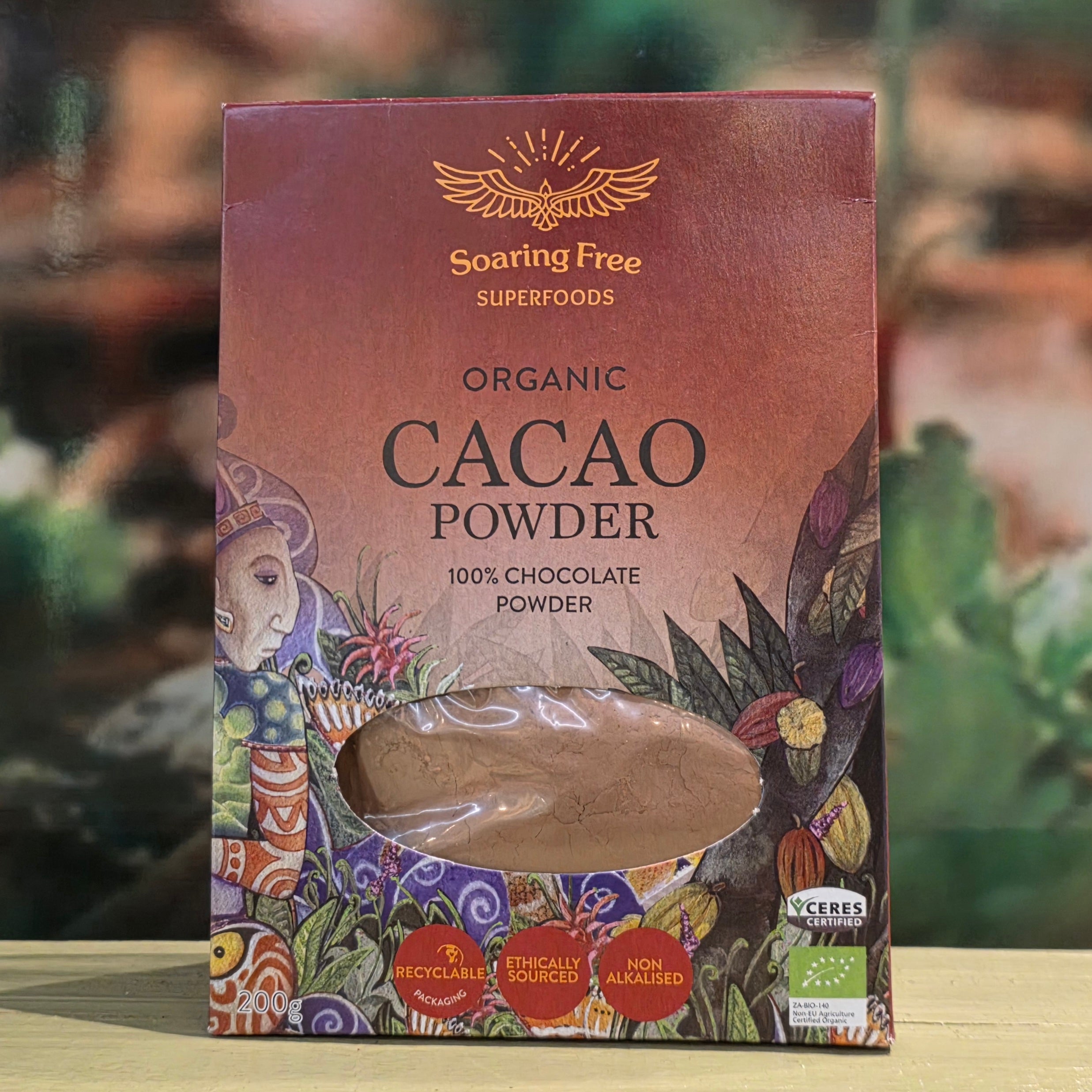 Soaring Free Organic Cacao Powder 200g