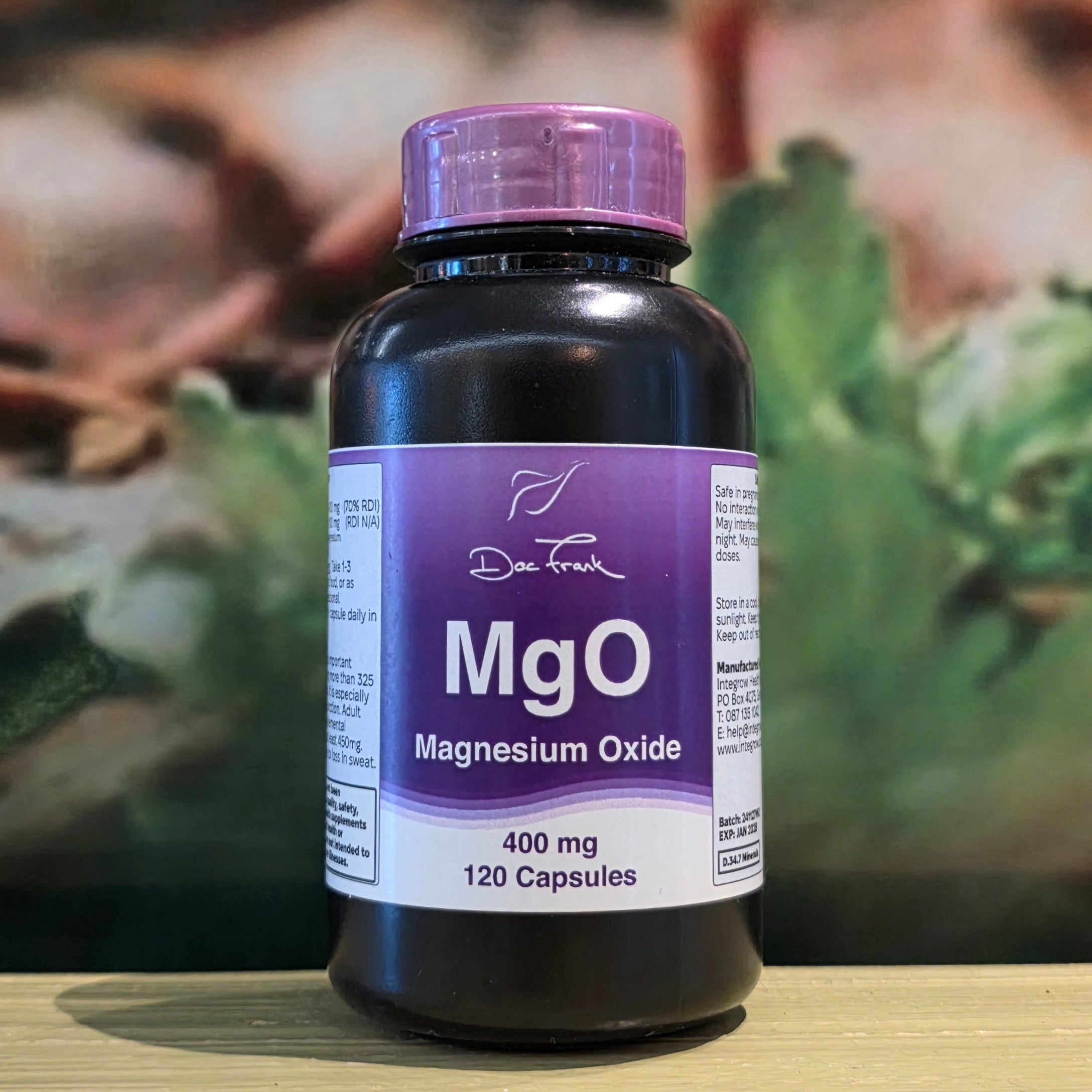 Doc Frank MgO 120 capsules