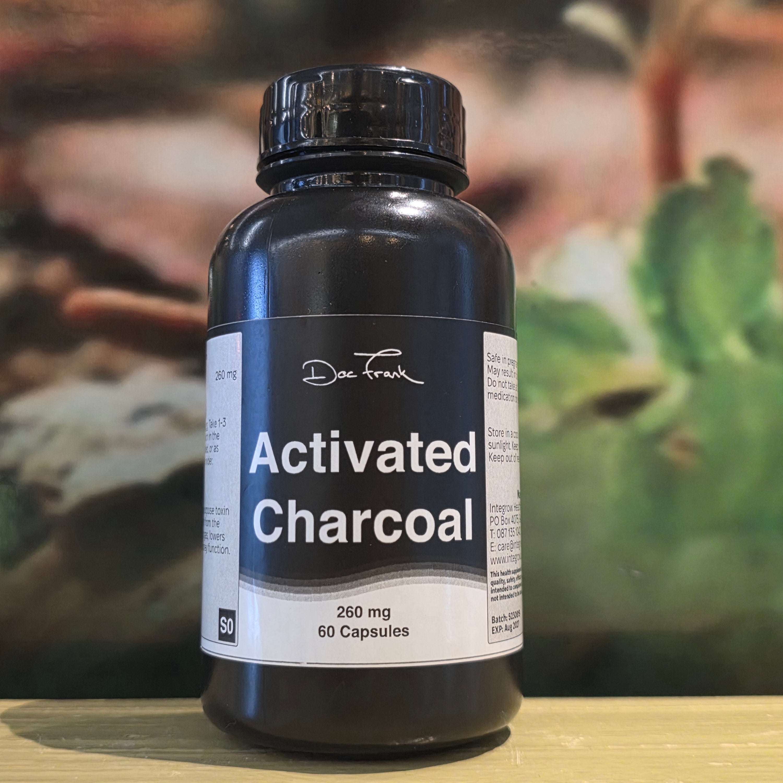 Doc Frank Activated Charcoal 60 capsules