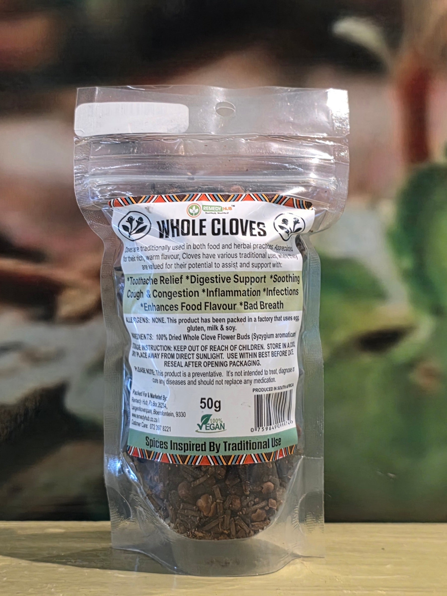 Remedy Hub Whole Cloves 50 grams