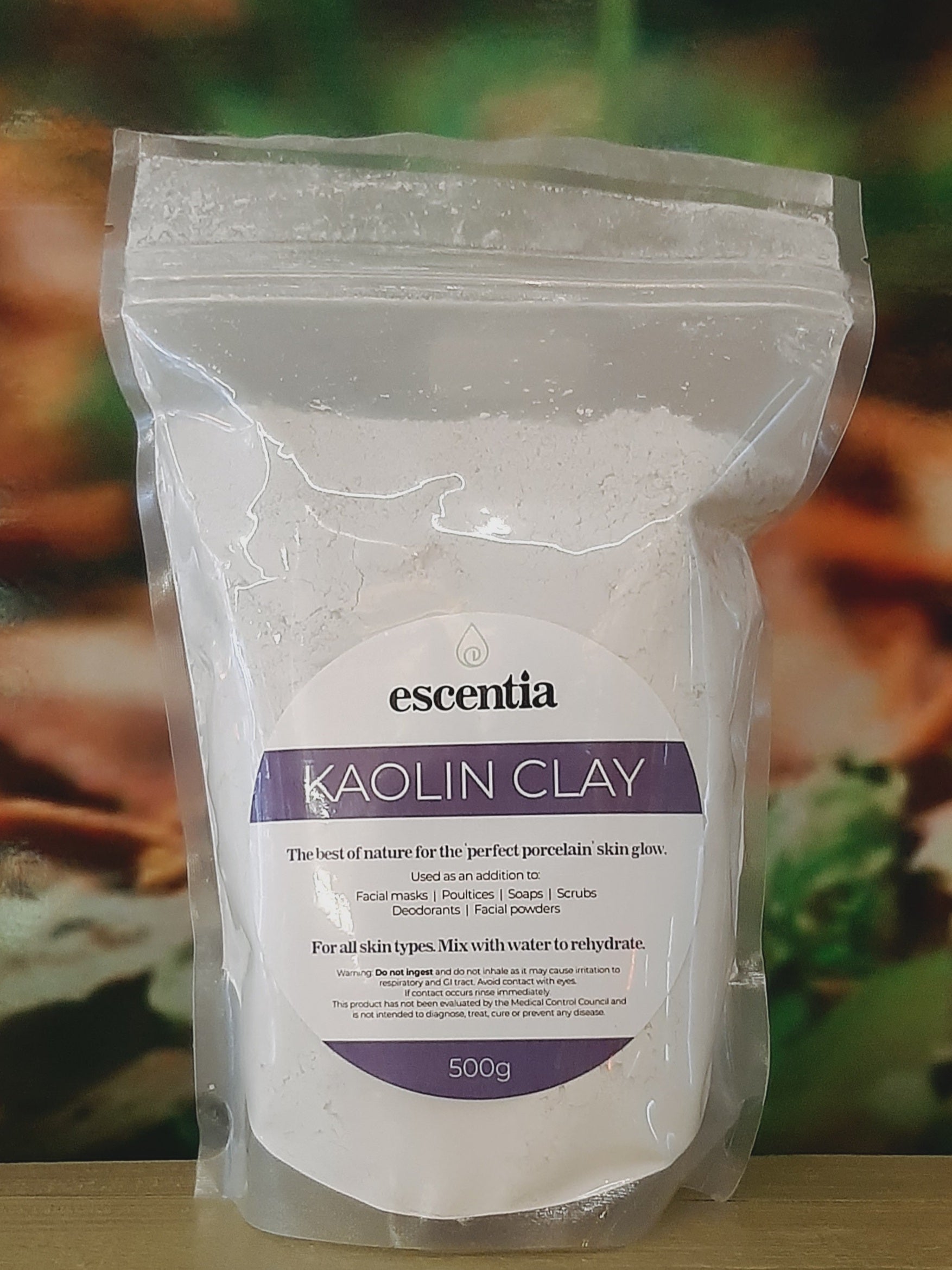 Escentia Kaolin Clay 500 grams