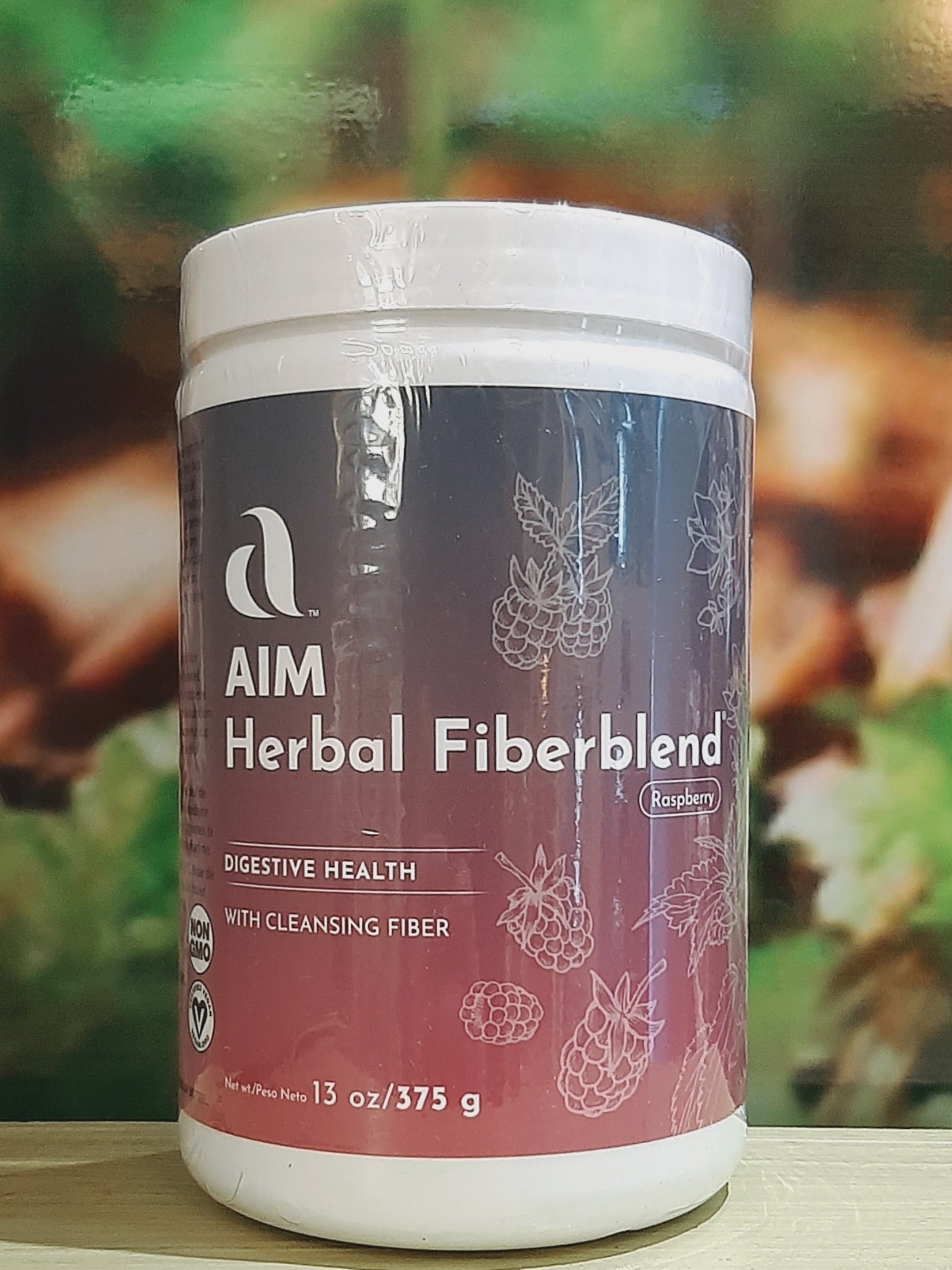 AIM Herbal Fiberblend Raspberry 375g powder