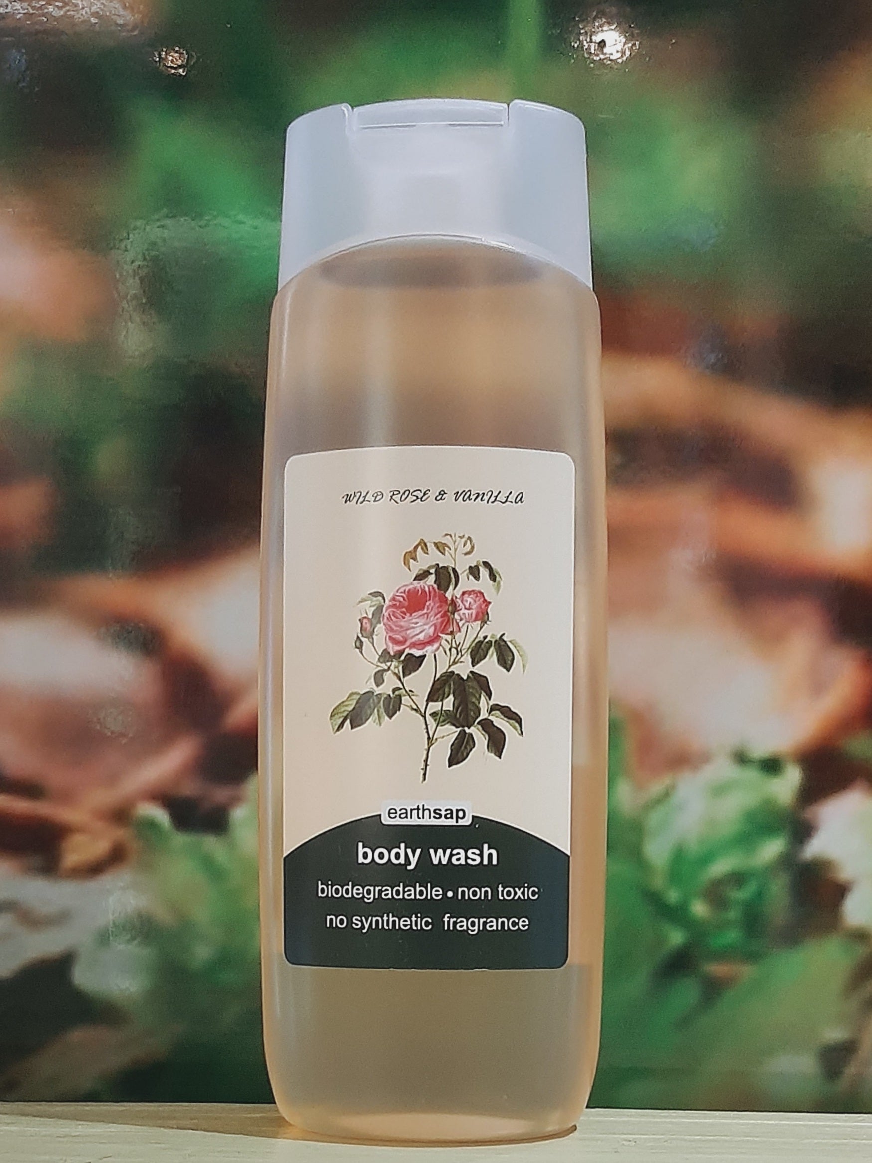 EarthSap Body Wash (Wild Rose & Vanilla) 400ml