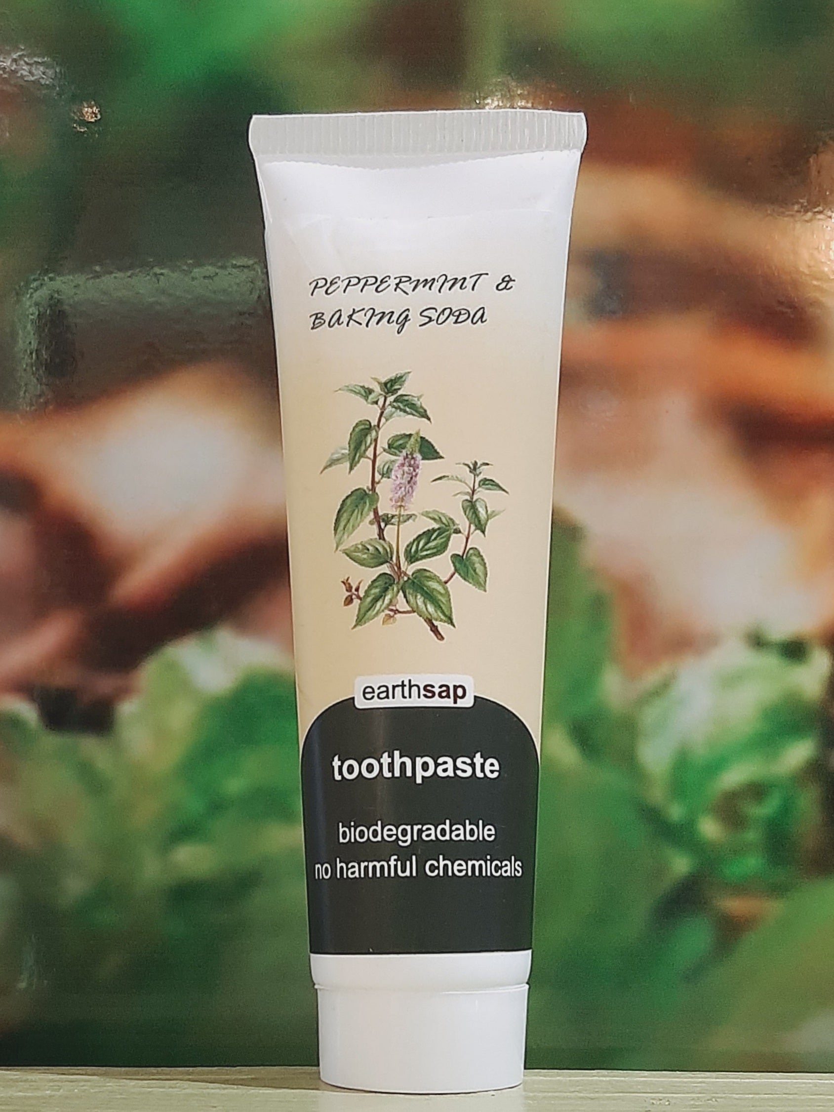 EarthSap Toothpaste  (Peppermint and Baking Soda)