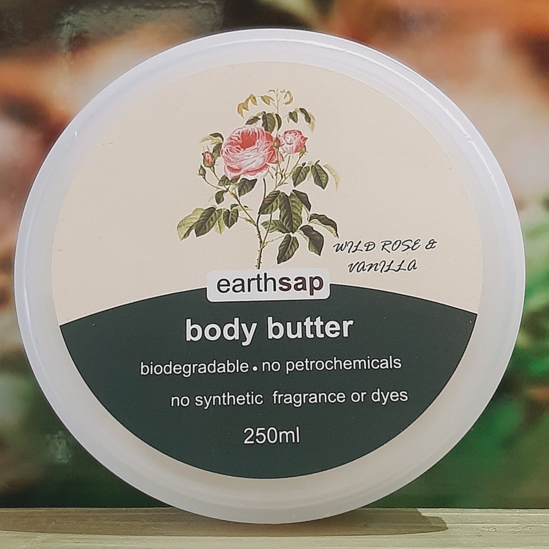 Earthsap Body Butter (Wild Rose & Vanilla) 250ml
