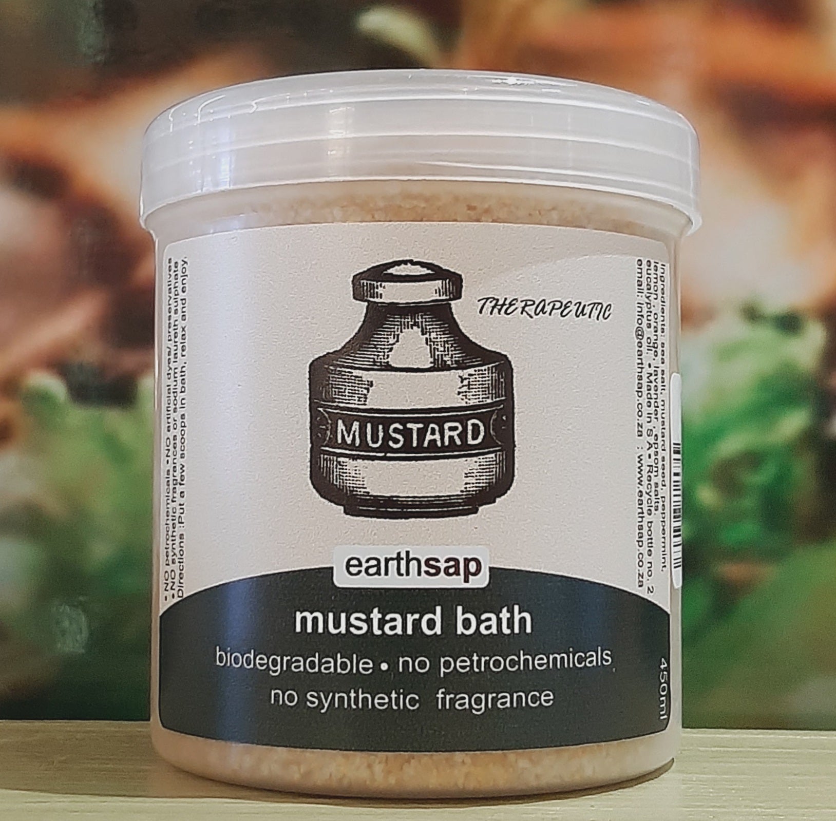 EarthSap Bath Salt (Mustard) 450ml