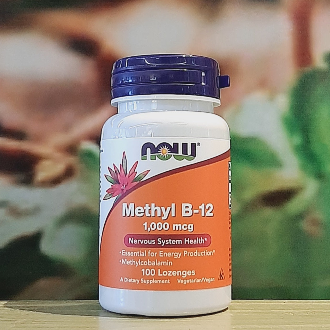 NOW Methyl B12 1000mcg  100-lozenges