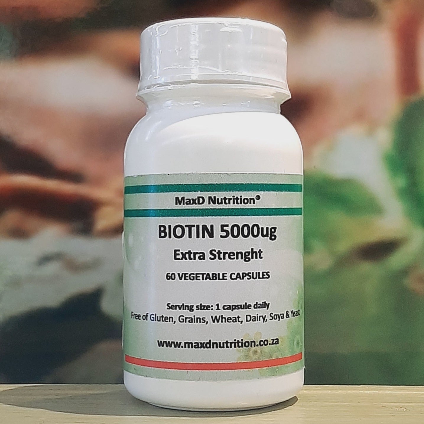 MaxD Nutrition Biotin 5000ug  60caps