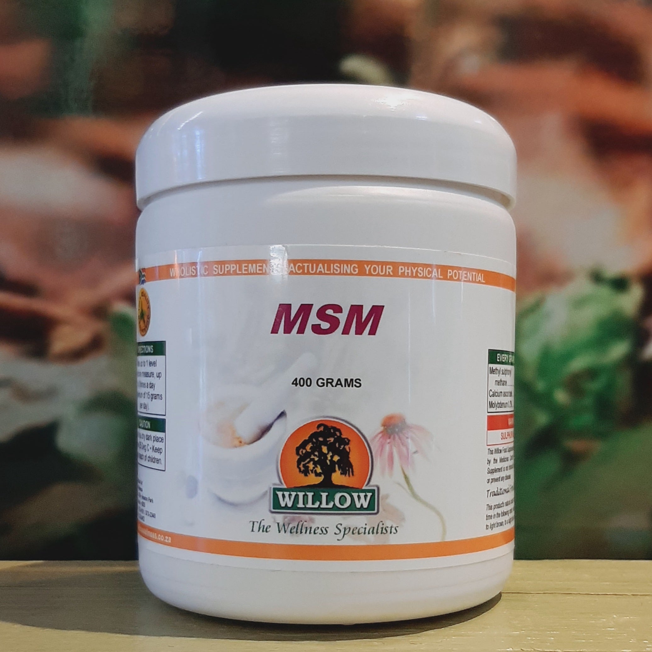 Willow MSM Powder 400g