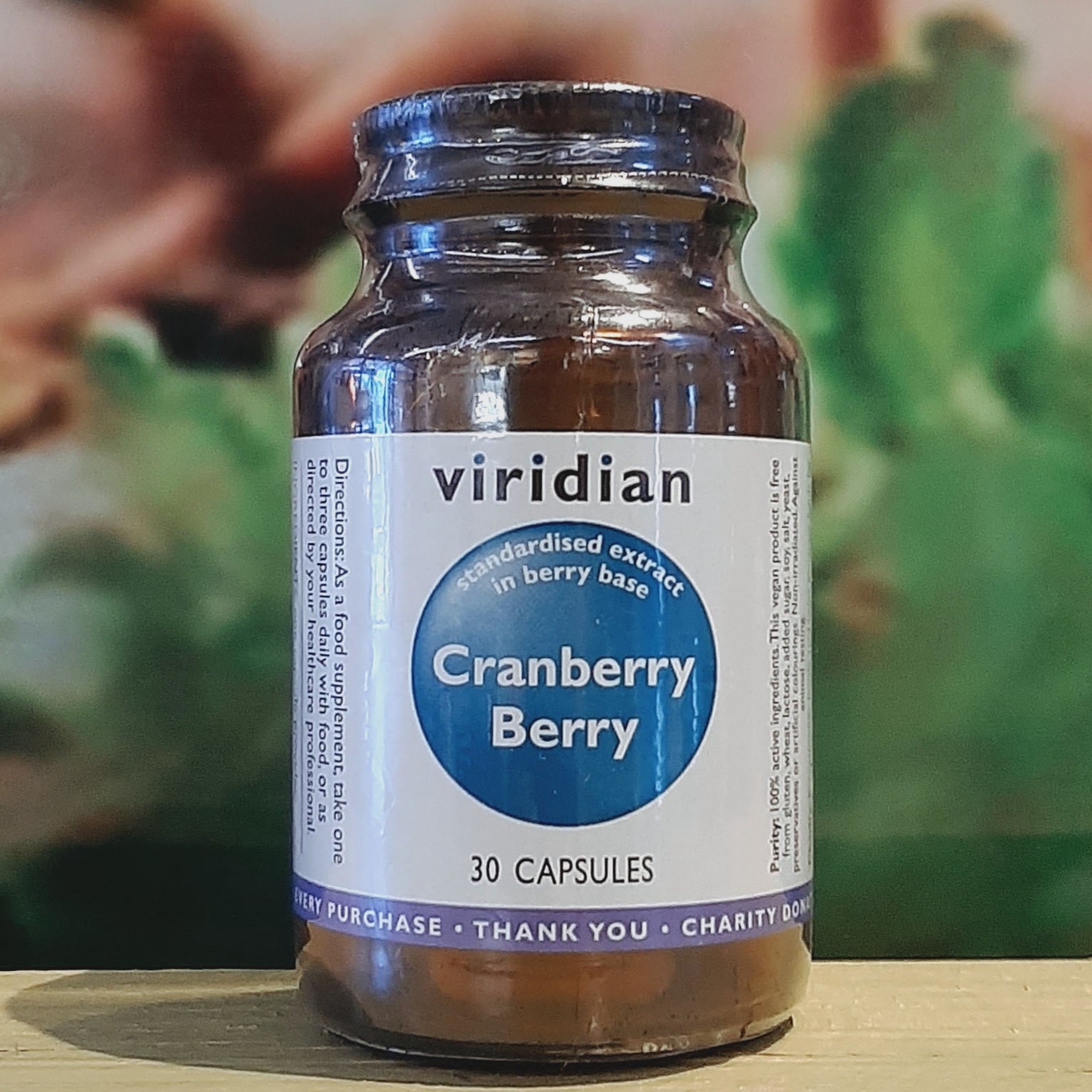 Viridian Cranberry Berry  30capsules