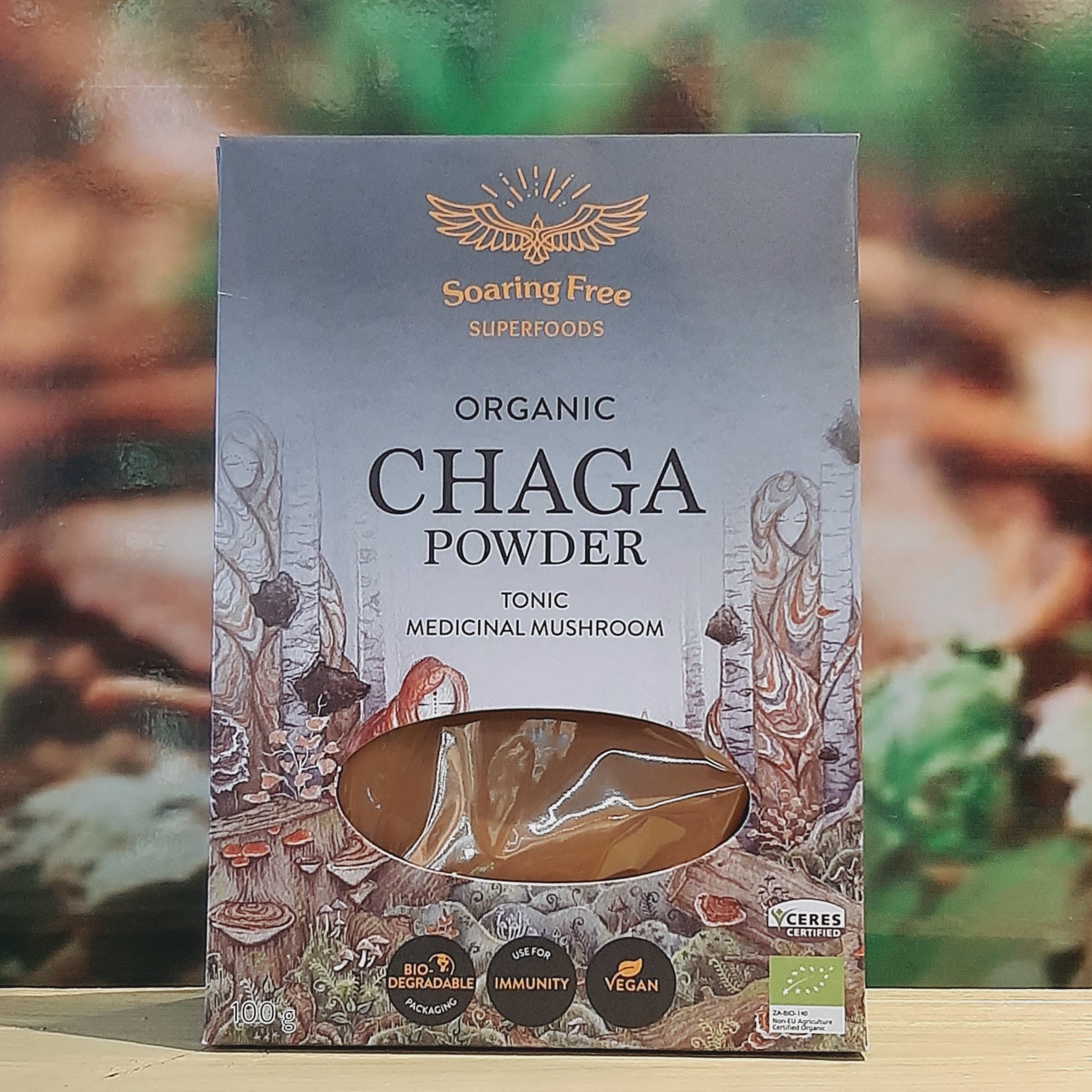 Soaring Free Organic Chaga Powder  100g