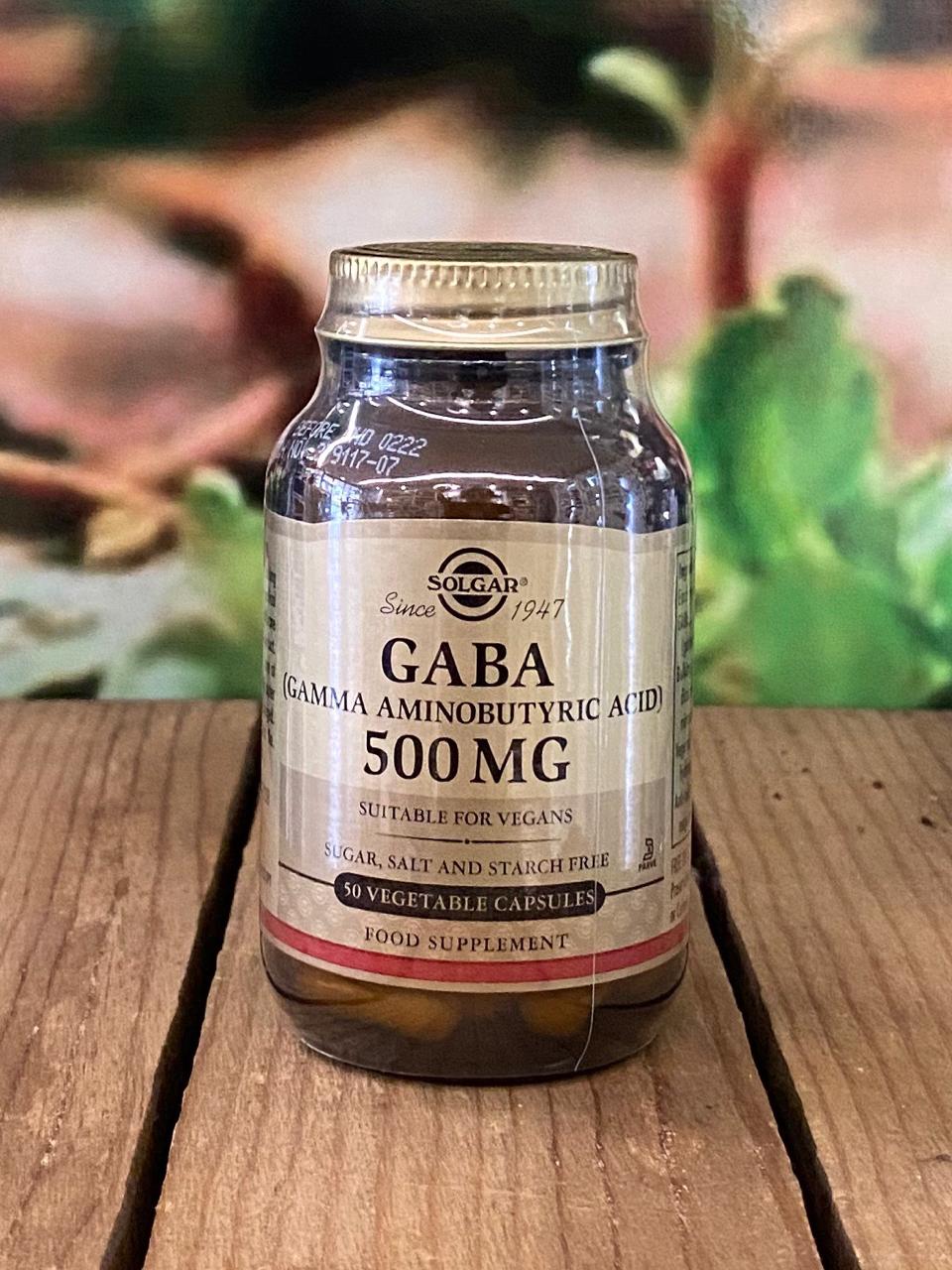 Solgar GABA 500 mg 50 capsules