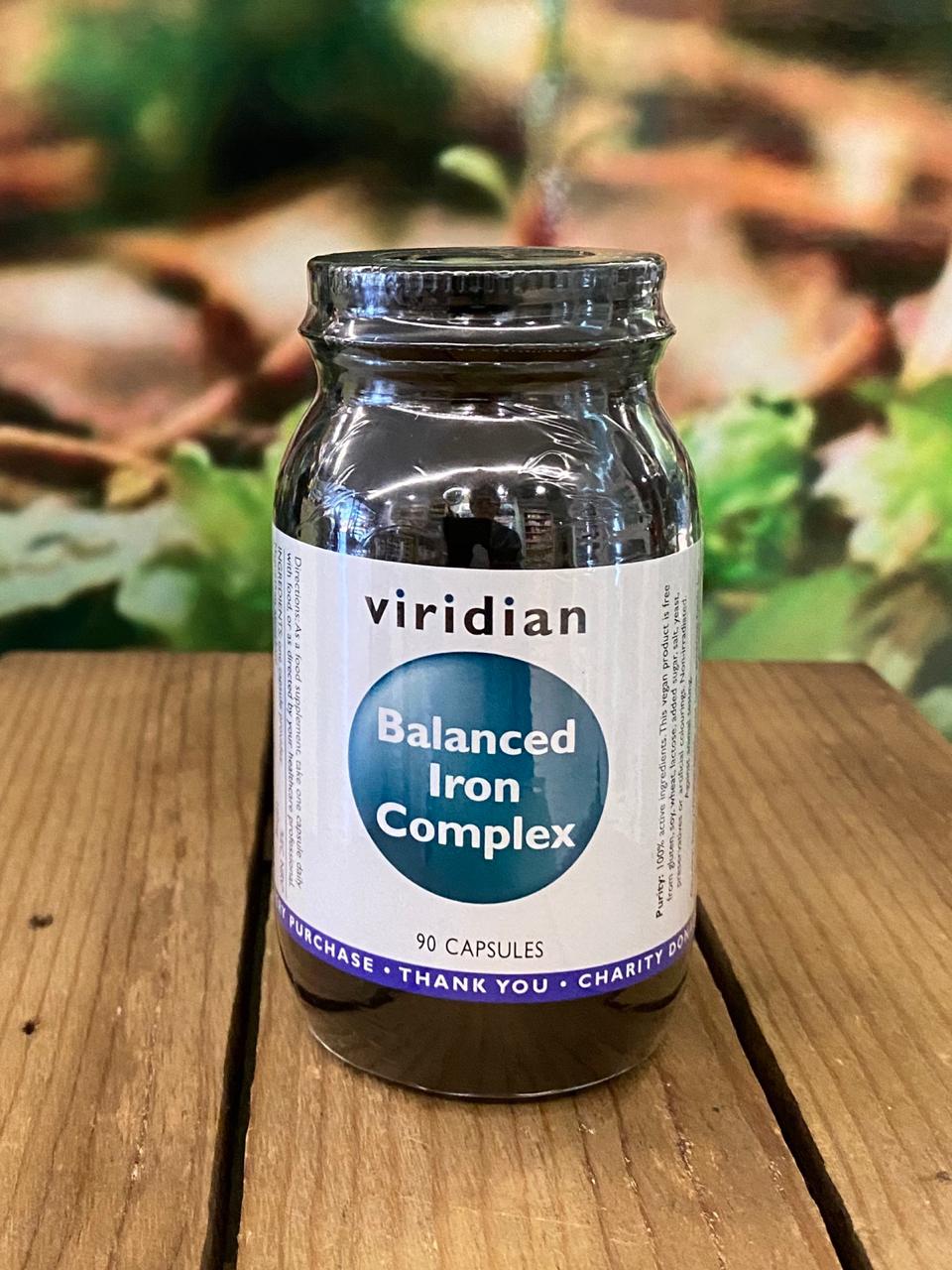 Viridian Balanced Iron Complex 90 capsules