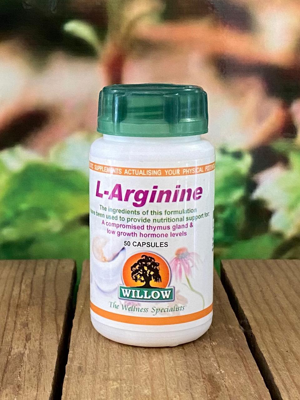 Willow L-Arginine 50 capsules