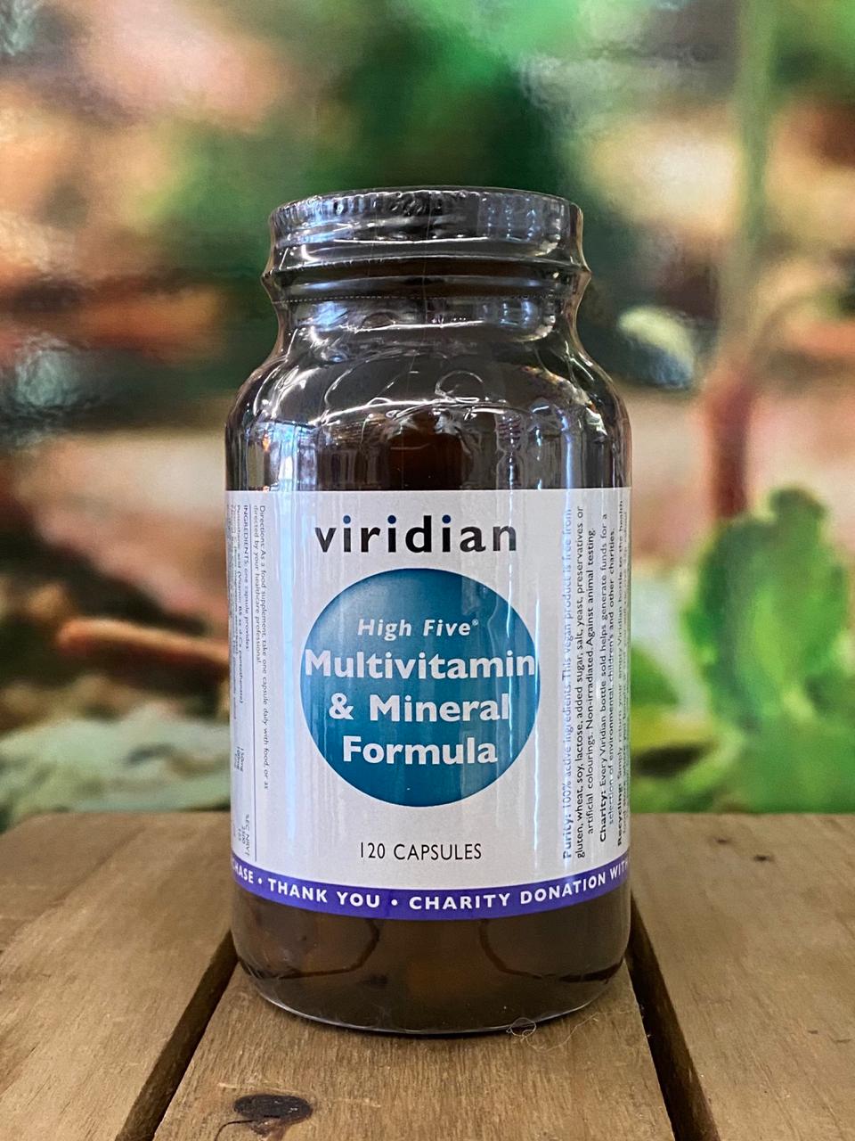 Viridian Multivitamin & Mineral Formula 120 capsules