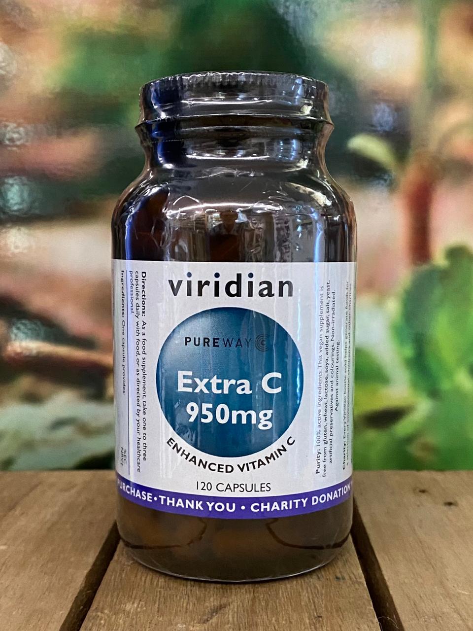 Viridian Extra C 950mg 120 capsules