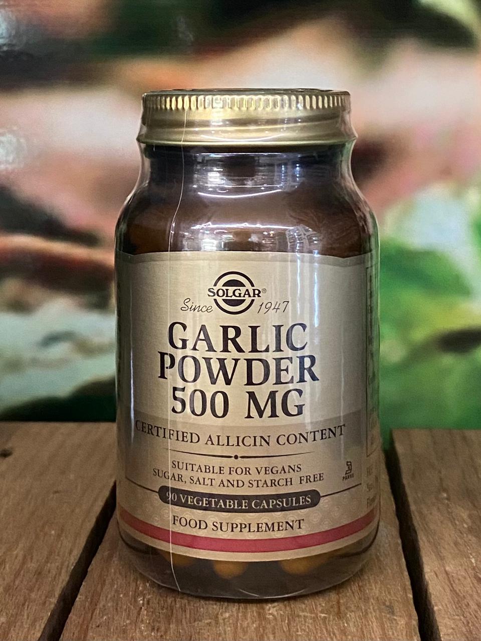 Solgar Garlic Powder 500mg 90 capsules