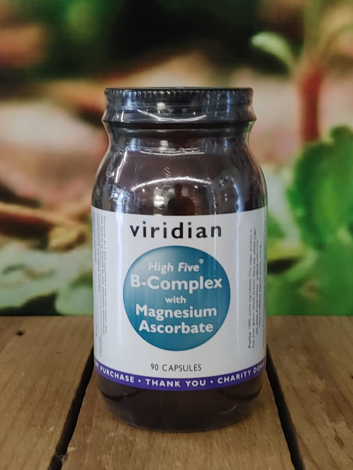 Viridian High Five B-Complex with Magnesium Ascorbate 90 capsules
