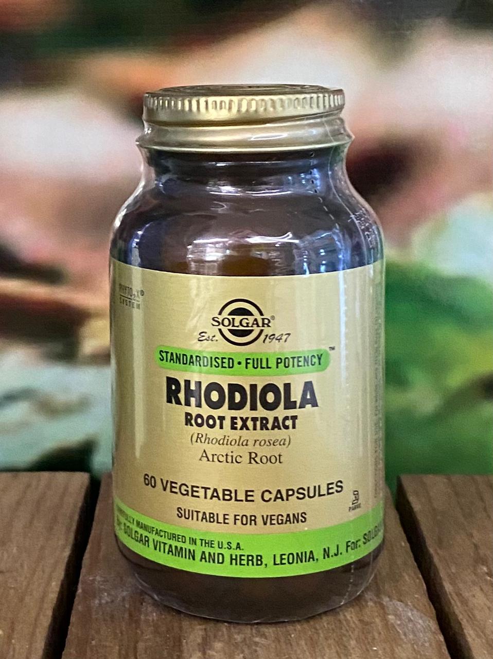 Solgar Rhodiola Root extract 60 capsules