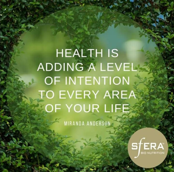Health is intention 🌱