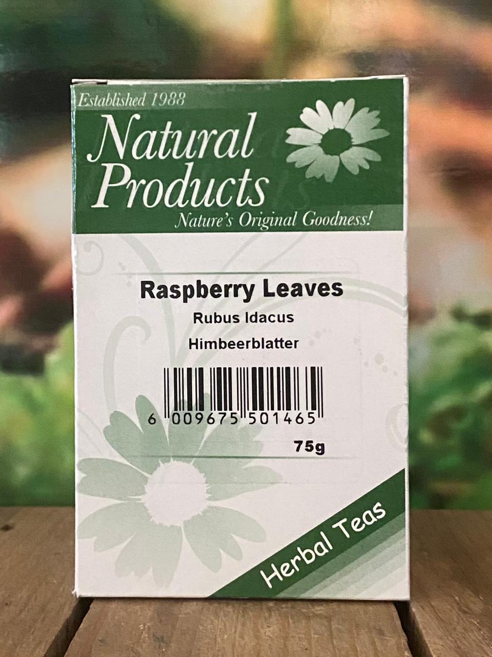 Natural Products Raspberry Leaves 75g