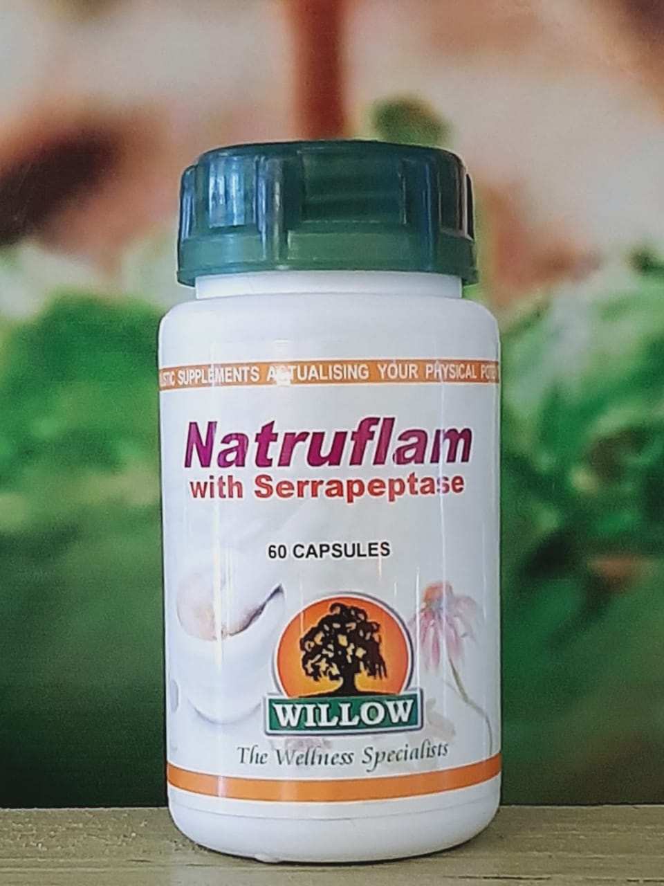 Willow Natruflam (with Serrapeptase) 60 capsules