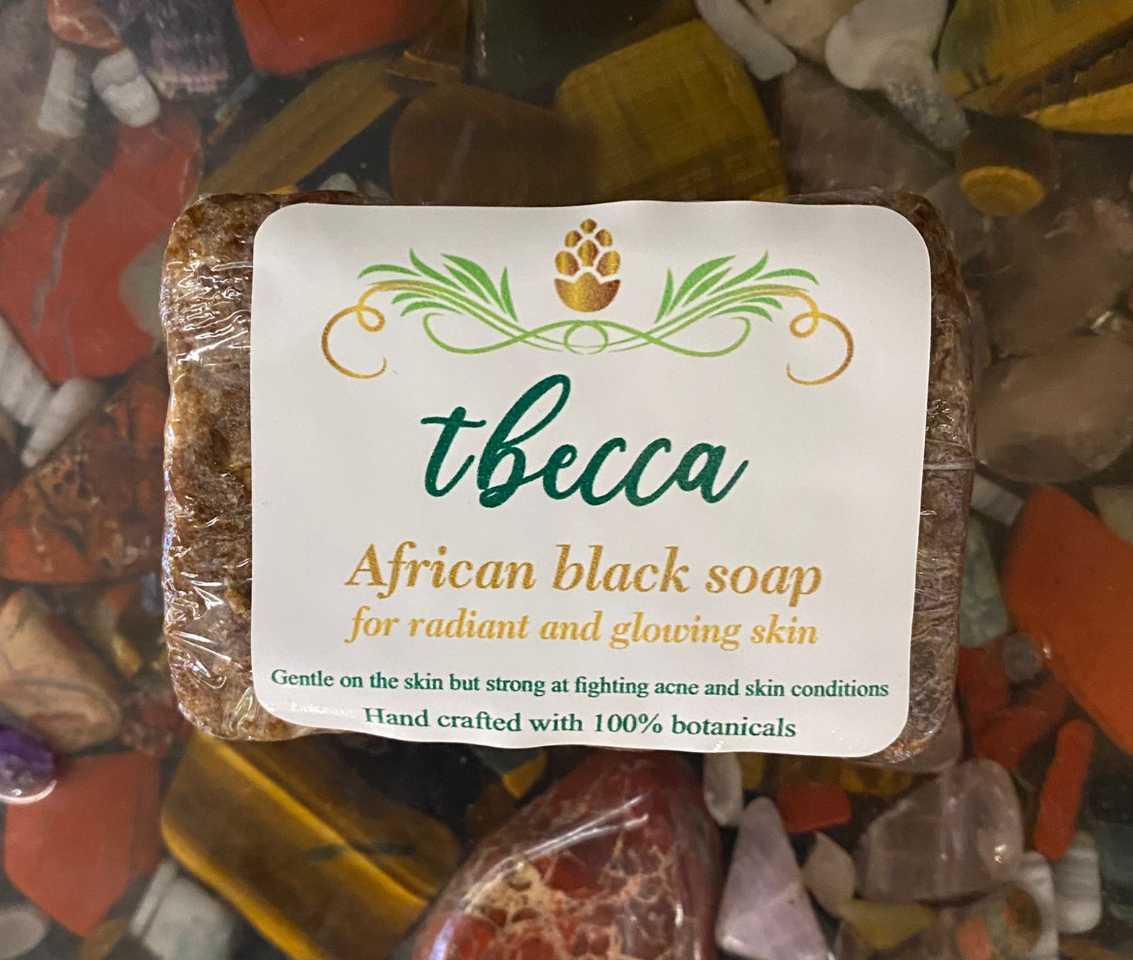 tbecca African Black Soap 90g