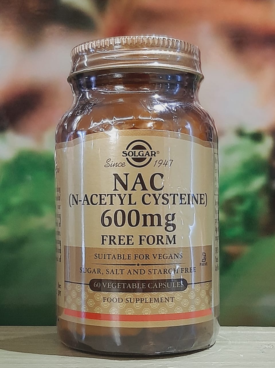 Solgar NAC 600mg 60 capsules